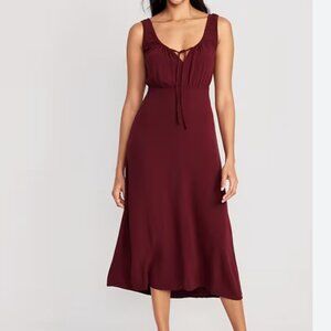 Old Navy maroon midi dress - NWT